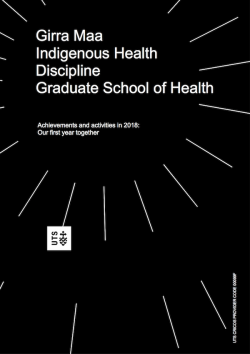 Girra Maa - Indigenous Health Report 2018
