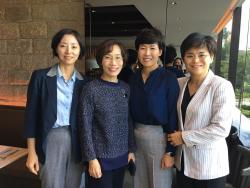 Group photo of four army nurses