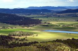 Aerial photo of the Hunter Valley