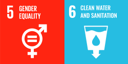 SDG 5 and 6 icons