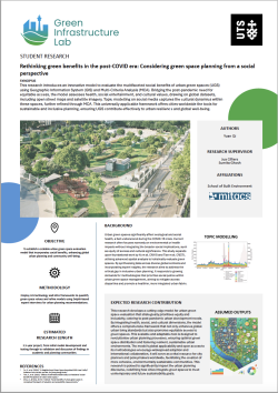 Rethinking green benefits in the post-COVID era: Considering green space planning from a social perspective