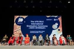 UTS SLIC graduation ceremony on stage