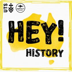 Hey history podcast tile