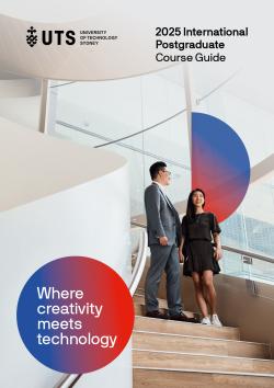UTS International PG course guide cover 2025