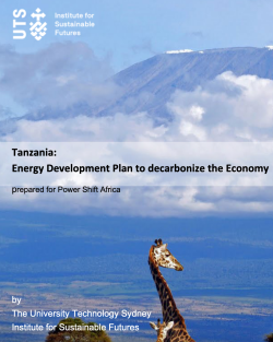 Report cover for OECM Tanzania results.