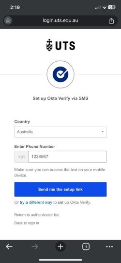 OKTA - mobile OKTA verify