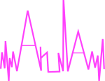 The Arlula logo has pink text saying "Arlula" in the shape of a heart rate line.