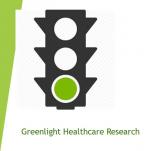 The Greenlight Healthcare Research logo shows a traffic light with the green "go" colour on, and the text "Greenlight Healthcare Research" in green underneath.