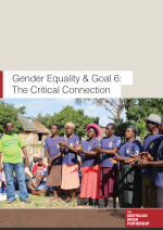 Gender Equality and Goal 6: The Critical Connection - Discussion Paper cover