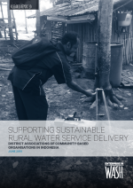 Research Report 10: Supporting sustainable rural water service delivery through district Associations of CBOs in Indonesia cover