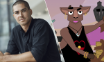 Jake Duczynski portrait image and Mahnra the goat from animated show Cooked