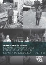 Report cover for Women in WASH enterprises