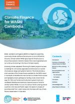 Climate Finance - Cambodia report cover