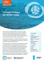Climate Finance - India report cover