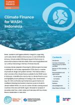 Climate Finance - Indonesia report cover