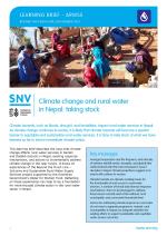 Climate change and rural water in Nepal_0 report cover
