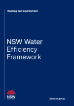 NSW water efficiency framework report cover