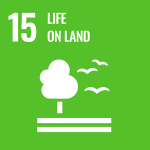 UN SDG icon: Goal 15. Life on land